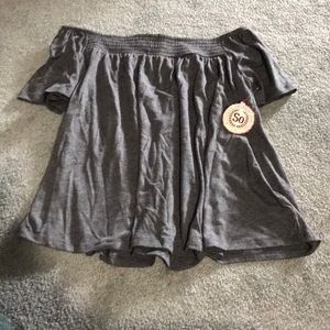 Off the shoulder top